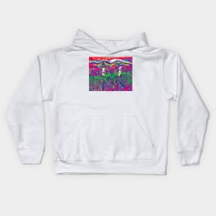 Mushrooms On Mushrooms Kids Hoodie